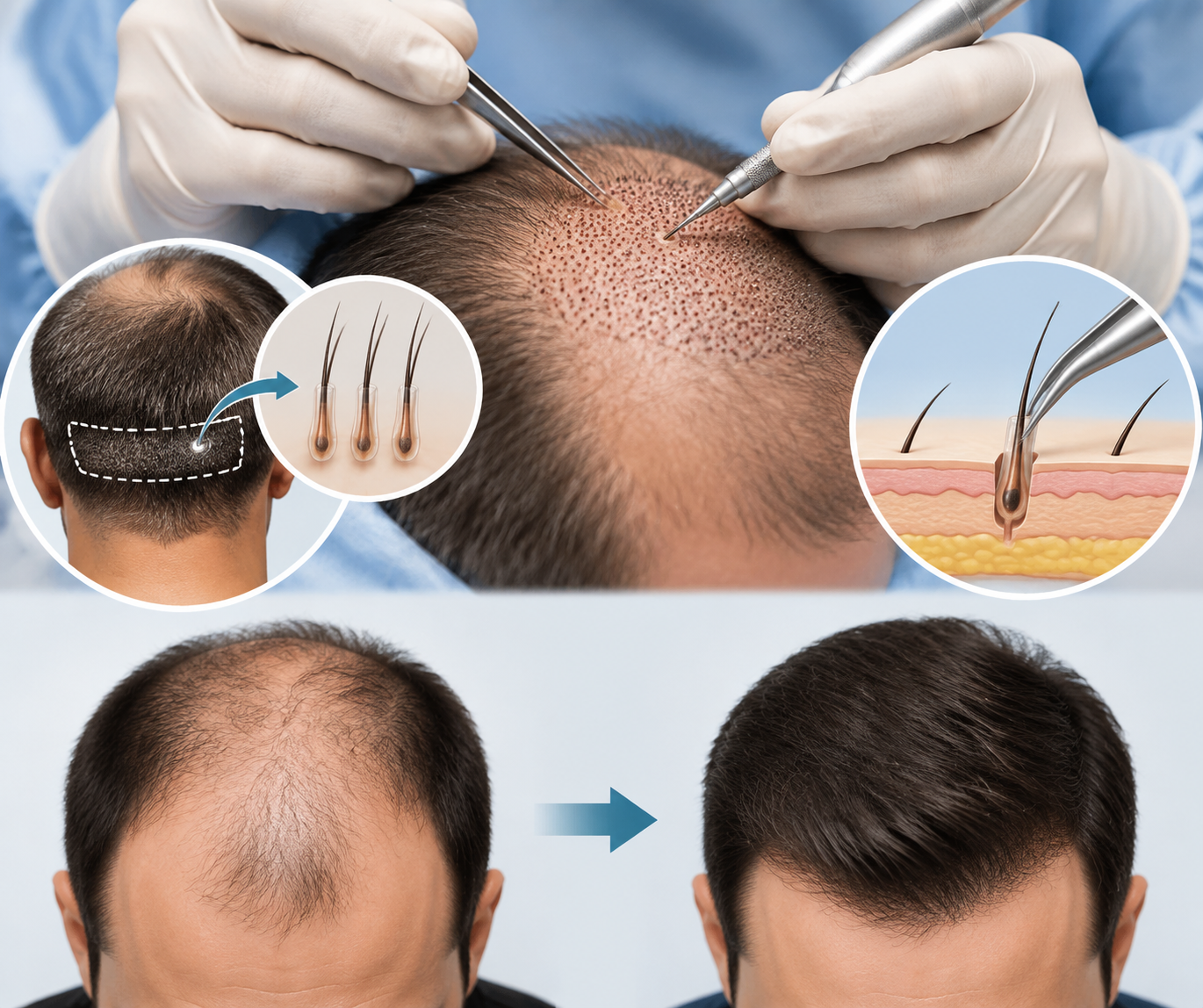 How Many Grafts Are Usually Needed for a Fuller Hairline?