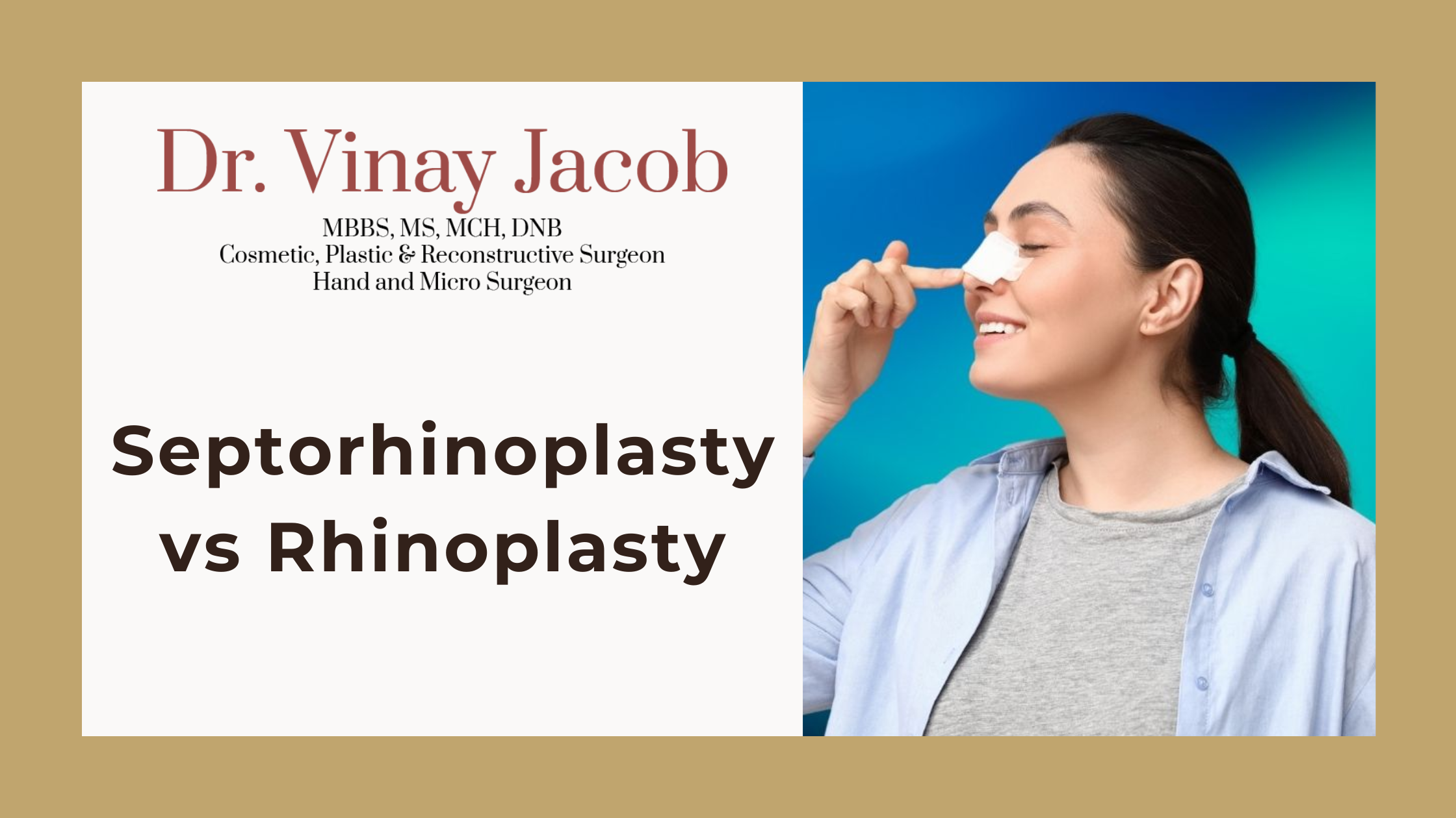 Septorhinoplasty vs Rhinoplasty: What's the Difference?