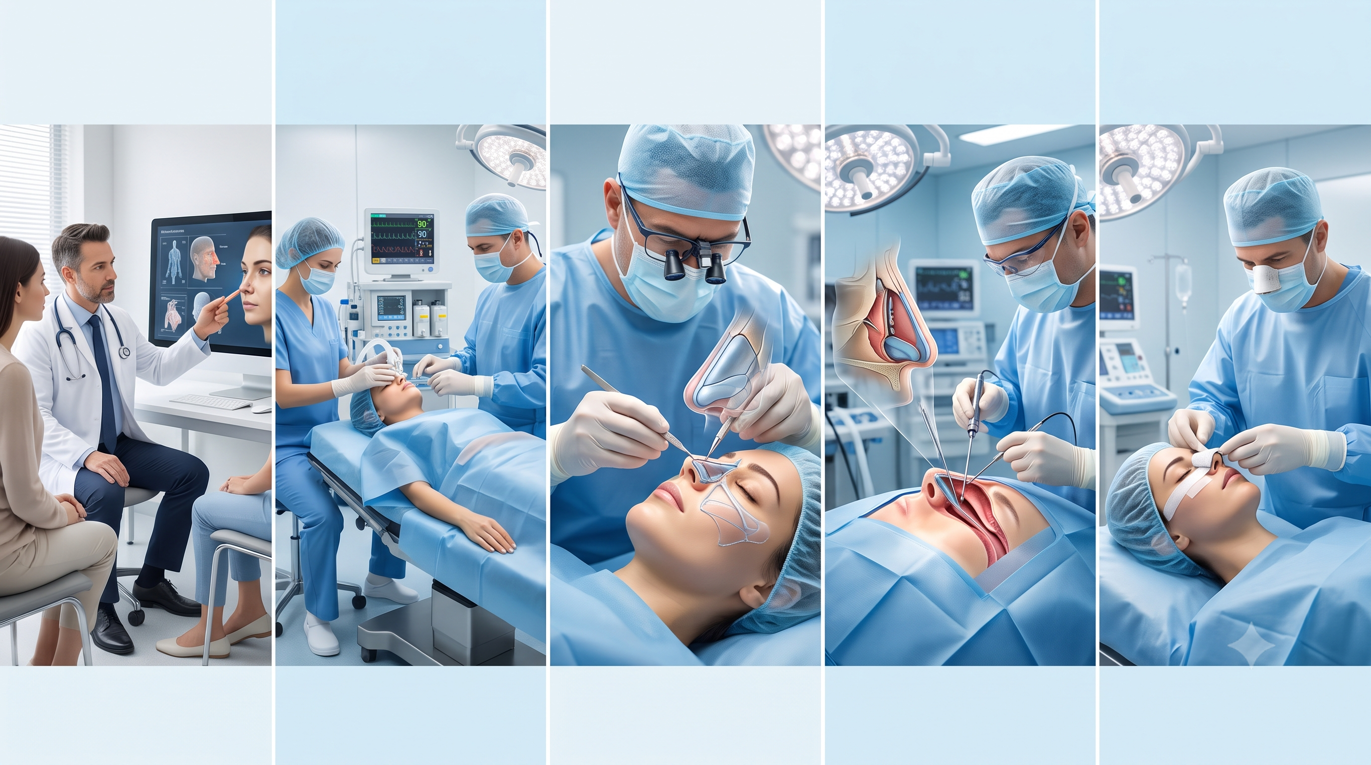 Step-by-Step Rhinoplasty Procedure